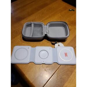 3 in 1 wireless charger portable foldable Netflix Branded